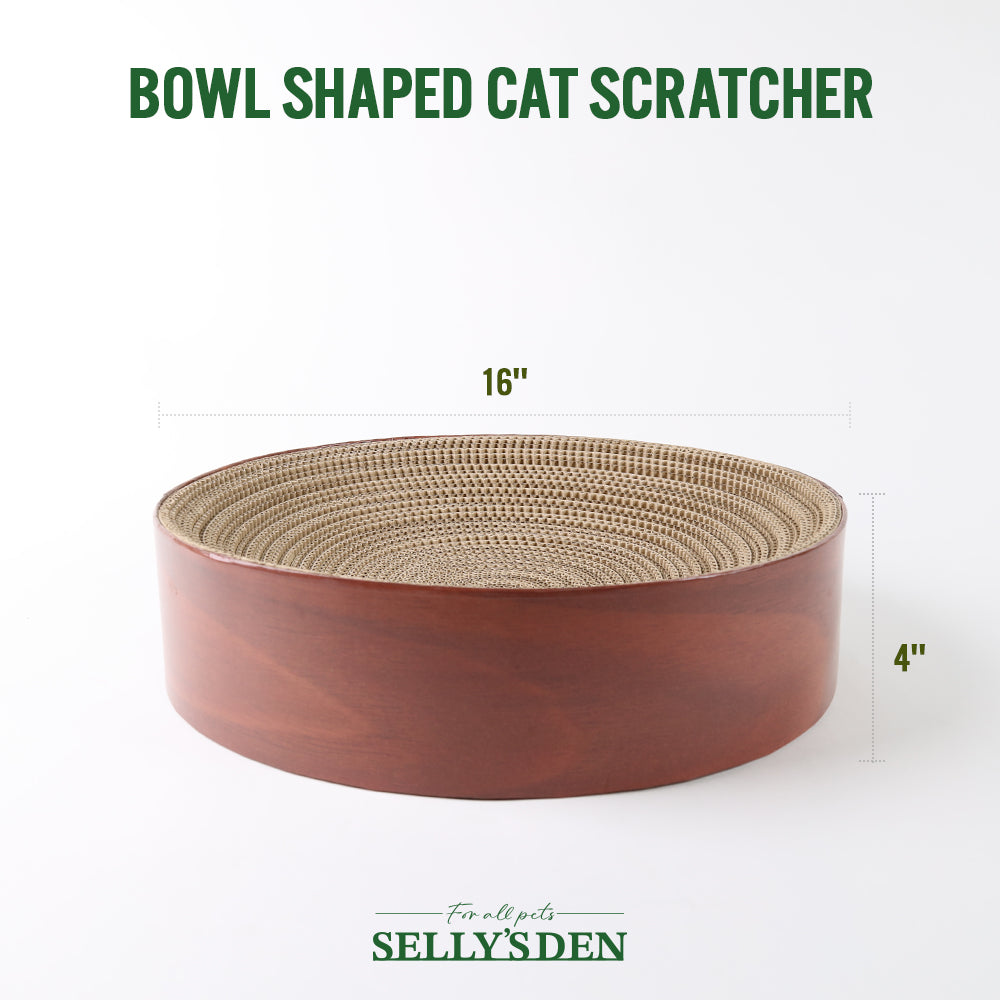 Selly’s Den Bowl Shaped Cat Scratcher