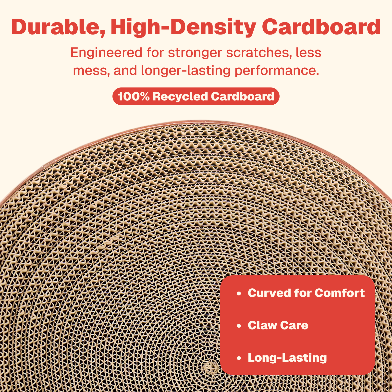 Selly’s Den Bowl Shaped Cat Scratcher 16"