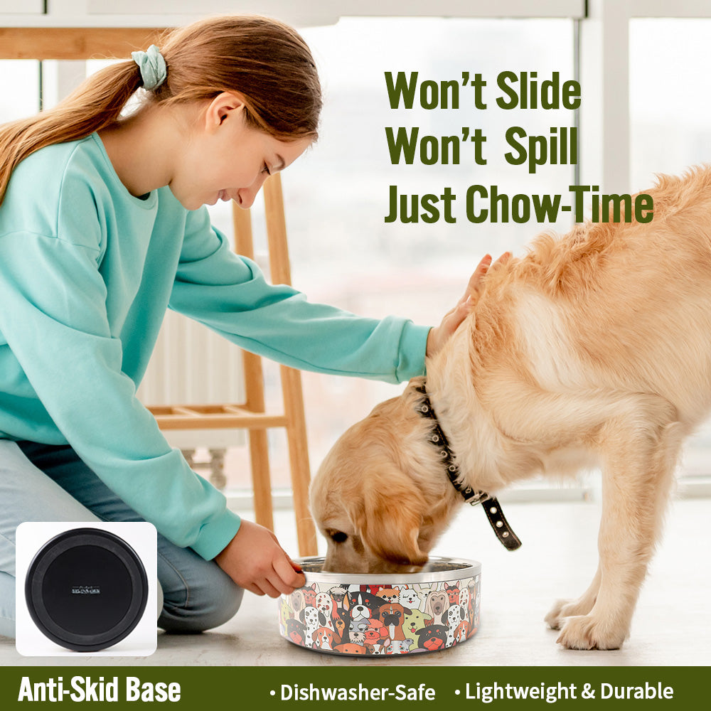 Selly’s Den - Pawdience Stainless Steel Bowl L