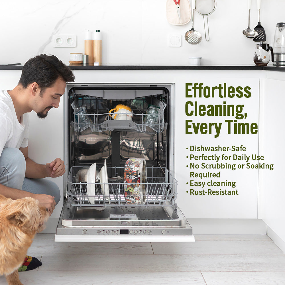 Pawdience Stainless Steel Bowl, 85 Oz